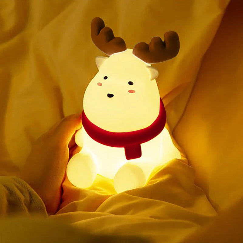 Silicone Reindeer Night Light