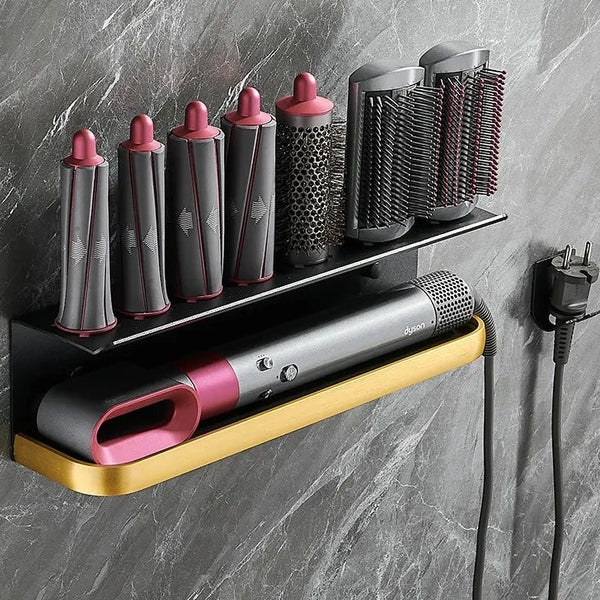 Hairdryer Holder Storage Rack