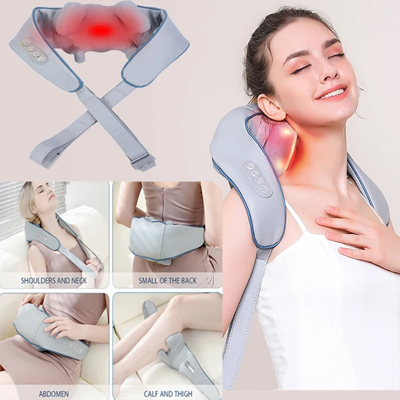 Kneading Wireless Electric Shiatsu Massager 5D