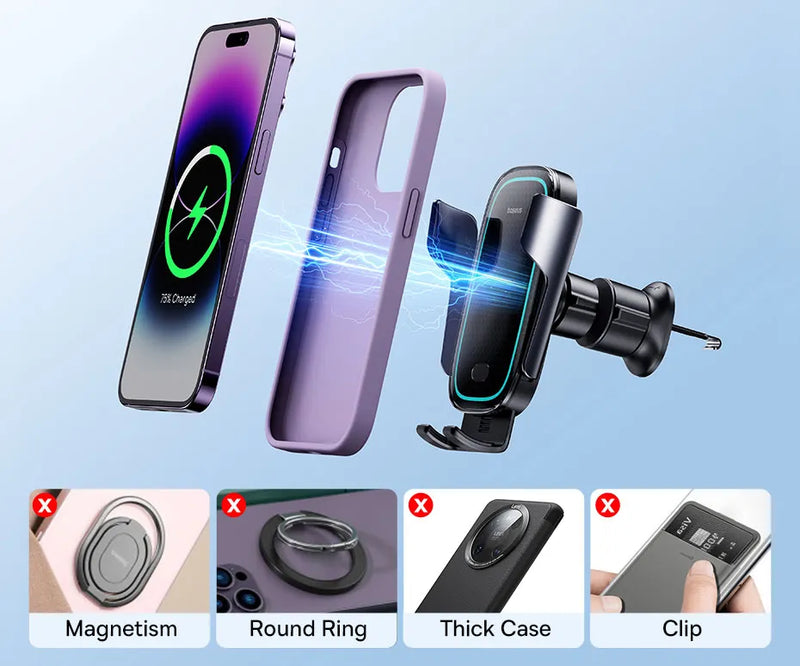 Wireless Car Phone Charger and Holder